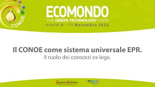 Il CONOE come sistema universale EPR. Il ruolo dei consorzi ex lege.