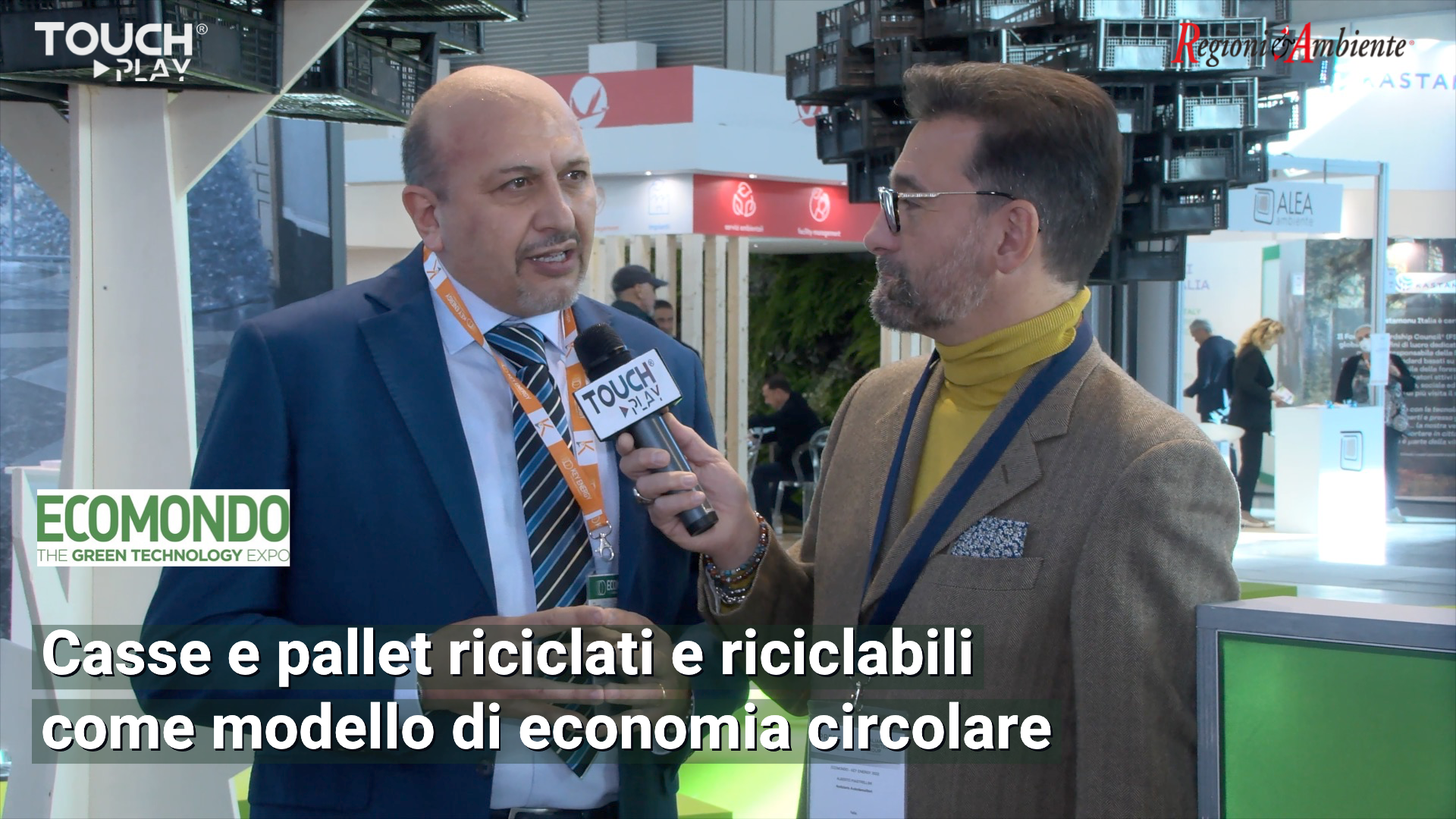 Casse e pallet riciclati e riciclabili come modello di economia circolare