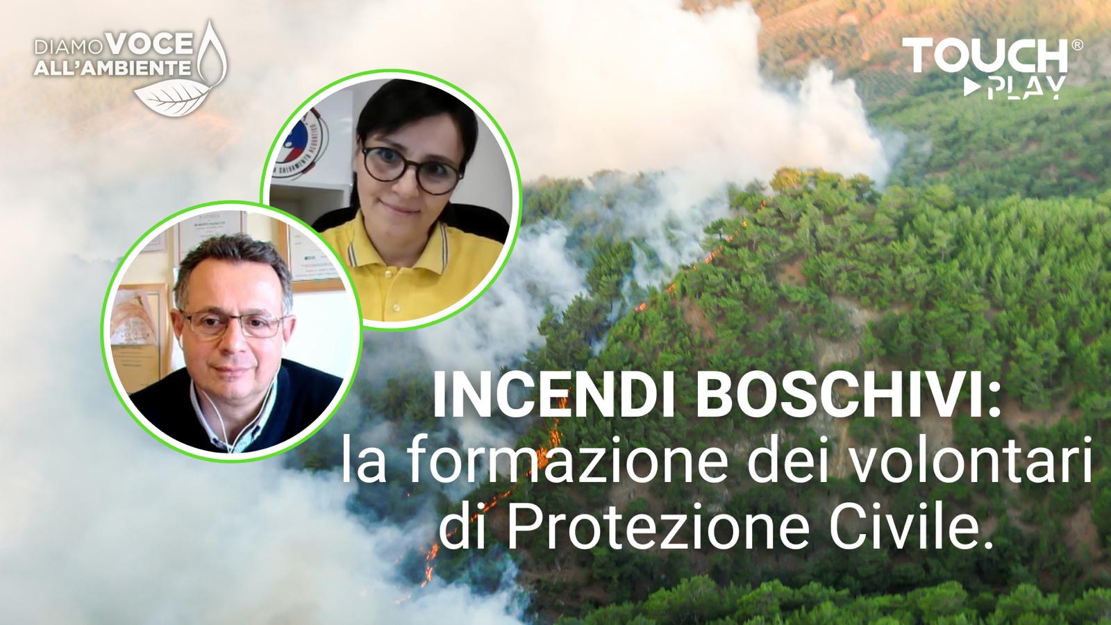 Incendi boschivi   la formazione dei volontari di Protezione Civile