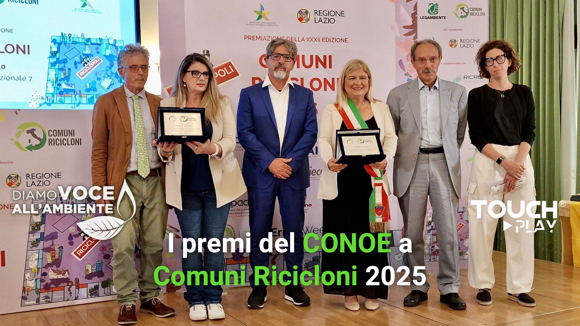 I premi del CONOE a Comuni Ricicloni 2025