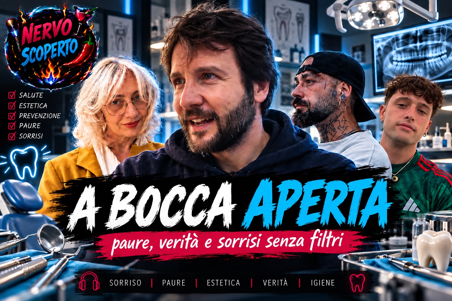 Nervo Scoperto – A bocca aperta